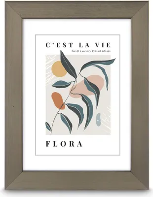 Produktbild von Hama Flora, Einzelbilderrahmen, Polystyrol (PS), Braun, Tisch, Wand, 10 x 15 cm, Rechteckig