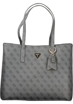 Produktbild von Elegante Damenhandtasche Schwarz mit Praktischen Fächern und Details