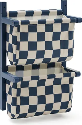 Produktbild von Kids Concept Wäschesammler blau - 60x19x40 cm Kinderzimmer