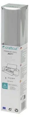Produktbild von craftcut Premim Vinyl matt- 33 x 244 cm - Grey-White