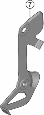 Produktbild von SHIMANO Kettenleitblech für RD-U4010 innen - Präzises Ersatzteil für Shimano-....