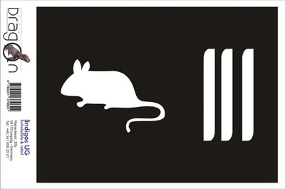 Produktbild von Aufkleber / Autoaufkleber - JDM / Die cut / Auto / OEM - Rat Society 210x100mm silber - Heckscheibe / Heckscheibenaufkleber