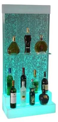 Produktbild von Designer LED Bar Ablagen Wasser Wand Bar Theke Regal Möbel Wasserwände Regal neu