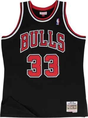 Produktbild von Mitchell & Ness Tshirts Nba Chicago Bulls Scottie Pippen Swingman, SMJYGS18151CBUBLCK97SPI, Größe: 168