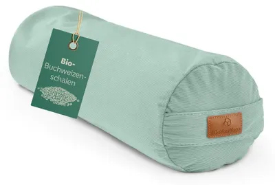 Produktbild von Yogabolster Yogakissen 68cm Übungskissen -Buchweizenschalen Füllung