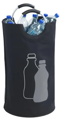 Produktbild von WENKO Flaschensammler Jumbo in Schwarz 38 x 72 cm