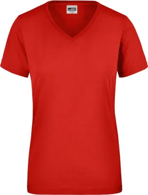 Produktbild von James & Nicholson Ladies Workwear T-Shirt Gr. M, rot