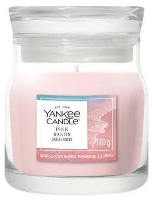 Productafbeelding van Yankee Candle Pink Sands, geurkaars, rond, bloemig, fruitig, 1 stuk