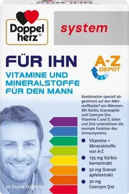 Produktbild von DOPPELHERZ für IHN system Tabletten 30St PZN 10131861