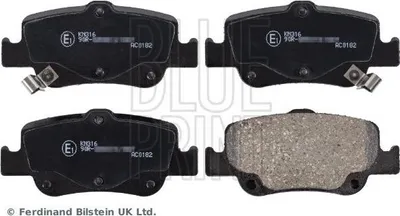 Produktbild von BLUE PRINT Bremsbeläge Satz Hinten für TOYOTA AURIS (NRE15, ZZE15, ADE15, ZRE15, NDE15) ADT342173