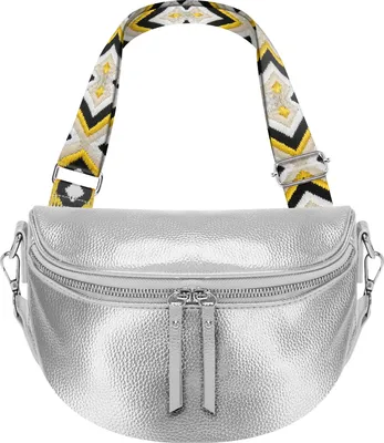 Productafbeelding van Gallantry, schoudertas met geometrisch patroon, zilverkleurig