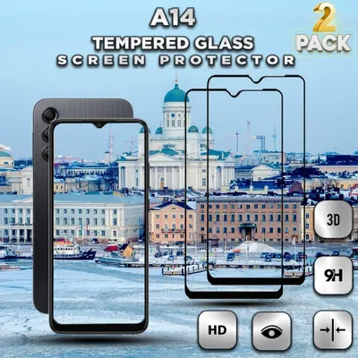 Produktbild von 2-Pack Samsung Galaxy A54 5G Displayschutzfolie & 1-Pack Kameraschutz - Gehärtetes Glas 9H - Super Qualität 3D