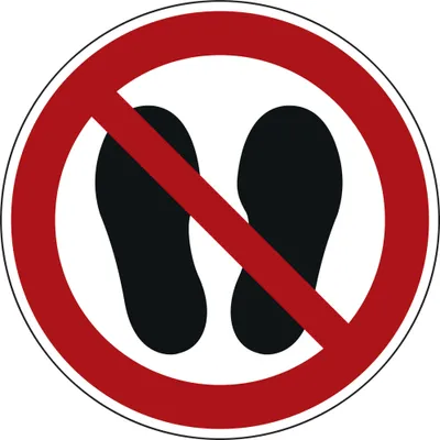 Image de Hinweisschild Betreten der Fläche verboten P015 rund 200mm PVC
