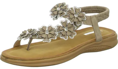 Produktbild von living UPDATED Damen-Sandalette Beige, Farbe:beige/schlamm, EU Größe:39