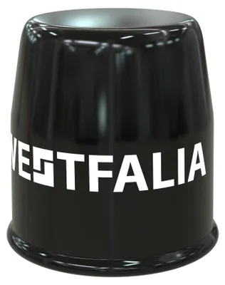 Image de Cache de protection universelle pour attelage de remorque, de couleur noire