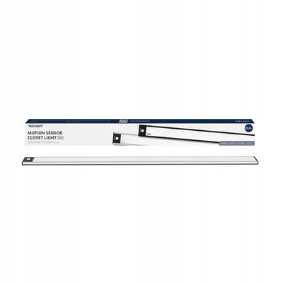 Obrázok produktu pre Yeelight Closet Sensor Light, svetlo pod skriňu so senzorom pohybu, 2700K, teplá biela, 60 cm, strieborná