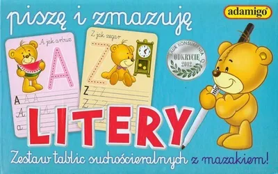 Zdjęcie produktu dla ADAMIGO Piszę i zmazuję literki 06564