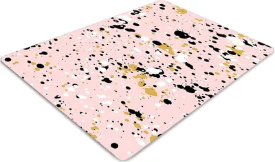Produktbild von Stuhlunterlage Bürostuhlunterlage 120 cm x 90 cm Bodenmatte Bürostuhlunterlage - Lackierte Flecken