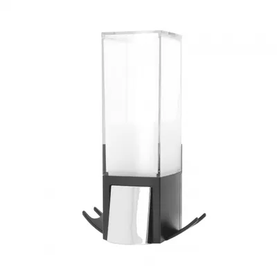 Immagine prodotto di distributore di sapone Clever 12 x 20,6 cm trasparente/nero