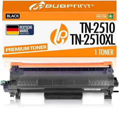 Produktbild von Bubprint Toner kompatibel mit Brother TN-2510XL TN2510 – 1PK Schwarz