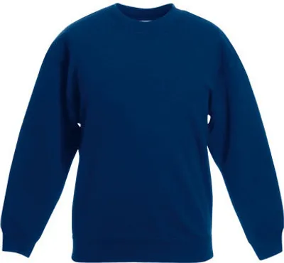 Produktbild von Fruit of the Loom - Kids Classic Set-In Sweat - Navy - 128