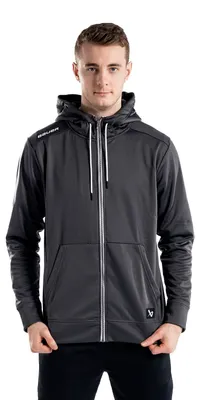 Produktbild von BAUER FLEECE ZIP HOODIE TEAM - SR. 23, Größe:L, Farbe:grau