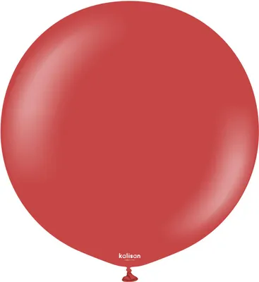 Zdjęcie produktu dla Balony lateksowe Deep Red, czerwony 45 cm, 25 szt.