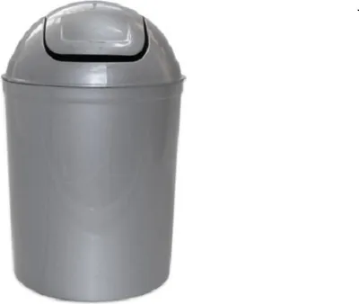 Produktbild von Mülleimer Müllbehälter  Abfalleimer Abfallbehälter Sammler Mülltonne 5L Grau