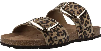 Produktbild von GEOX D BRIONIA R Damen Sandalen mit Tierdruck und verstellbaren Riemen