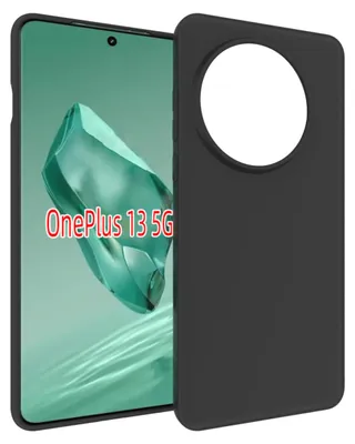 Productafbeelding van MobyDefend Hoesje - Geschikt voor OnePlus 13 - TPU Backcover - Mat Zwart