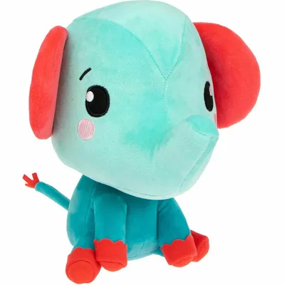 Productafbeelding van Zacht babyspeeltje, knuffelbeer – 20 cm groot, ideaal om mee te knuffelen. Olifant