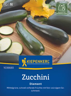 Produktbild von Kiepenkerl Zucchinisamen Diamant F1 Cucurbita pepo 10 Pflanzen