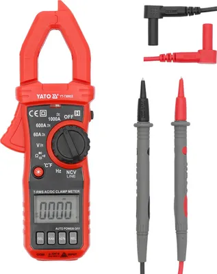 Immagine prodotto di Dispositivo di misura, AC/DC 1000V, 1000A, misuratore a pinza, multimetro a pinza