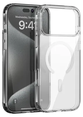 Zdjęcie produktu dla Przezroczyste etui magnetyczne do iPhone'a 17 Pro Max