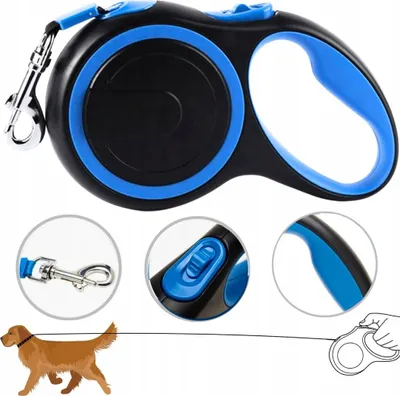 Produktbild von Montessa Automatische Roll-Leine für Hunde bis 20 kg, 5 Meter lang, mit Stopp-Funktion