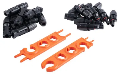 Produktbild von Offgridtec Solarstecker 10 Paar PV-Set IP67 für 6mm² + Schlüssel