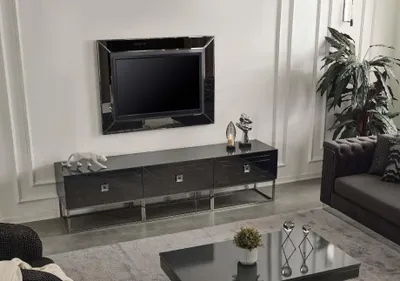 Immagine prodotto di Elegante lavagna grigia Mobile TV di design in legno RTV Mobili moderni
