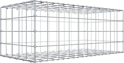 Produktbild von Gabione 100 cm x 40 cm x 50 cm (L x H x T), Maschenweite 10 cm x 10 cm, C-Ring