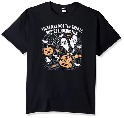 Produktbild von Star Wars Herren Licensed Halloween Not The Treats Men's Tee T-Shirt, schwarz, XX-Large
