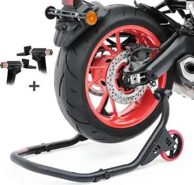 Obrázek produktu pro - Montážní stojan na motocykl, zadní, Falcone, černý