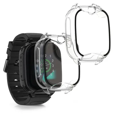 Produktbild von kwmobile 2x Glas Hülle für Xplora XGO 2 Schutzhülle - Fullbody Fitnesstracker Case Set aus Glas - Transparent