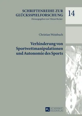 Produktbild von Verhinderung von Sportwettmanipulationen und Autonomie des Sports