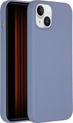 Immagine prodotto di Custodia in silicone liquido Accezz con MagSafe iPhone 15 Plus - Lavender Gray