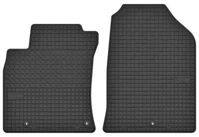 Image de Tapis avant en caoutchouc pour Hyundai i30 III 2016- (hayon/break) – 2 pièces, noirs, sur mesure