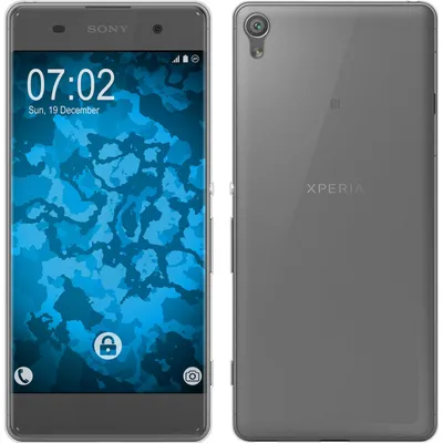 Produktbild von PhoneNatic Case kompatibel mit Sony Xperia XA - clear Silikon Hülle Slimcase + 2 Schutzfolien