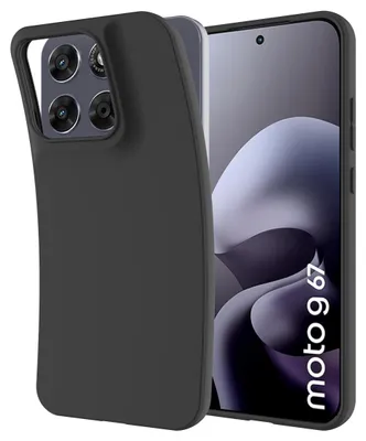 Image de Coque de protection pour Motorola Moto G67, Moto G77, Moto G87 - Just in Case - Noir