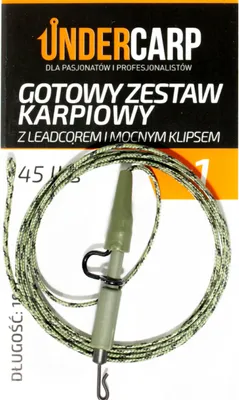 Produktbild von Leadcore mit Heavy Distance Safety Lead Clip Kit 45 lbs / 100 cm grün