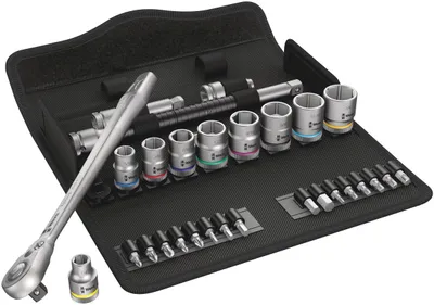 Immagine prodotto di Set di cricchetti Wera 8100 SB 11 Zyklop, 3/8, imperiale