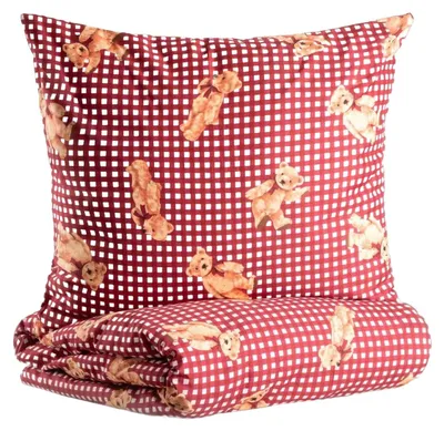 Zdjęcie produktu dla HOMLA Pościel świąteczna NALLAR z mikrofibry w misie 220x200 + 2*70x80 cm