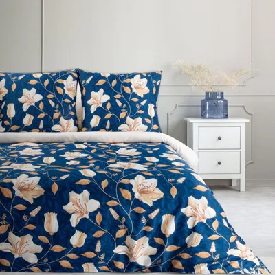 Produktbild von Eurofirany Bettwäschegarnitur Bettwäsche Satin  NIKA 48 220x200 cm 3 TLG SET: mit 2 Kissenbezüge 70x80 cm